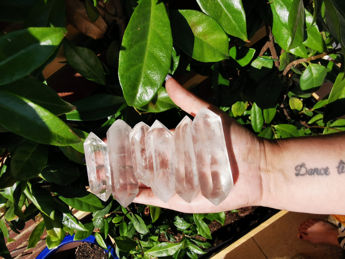 Double Terminated Clear Quartz from Madagascar