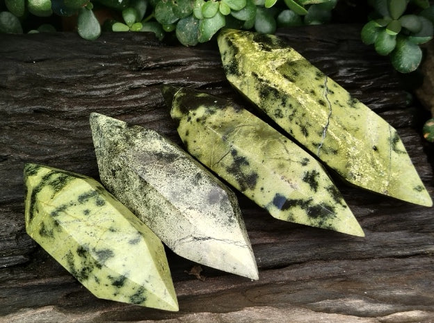 *Rare* Double Terminated Leopard Stone Points from Nyanga, Zimbabwe