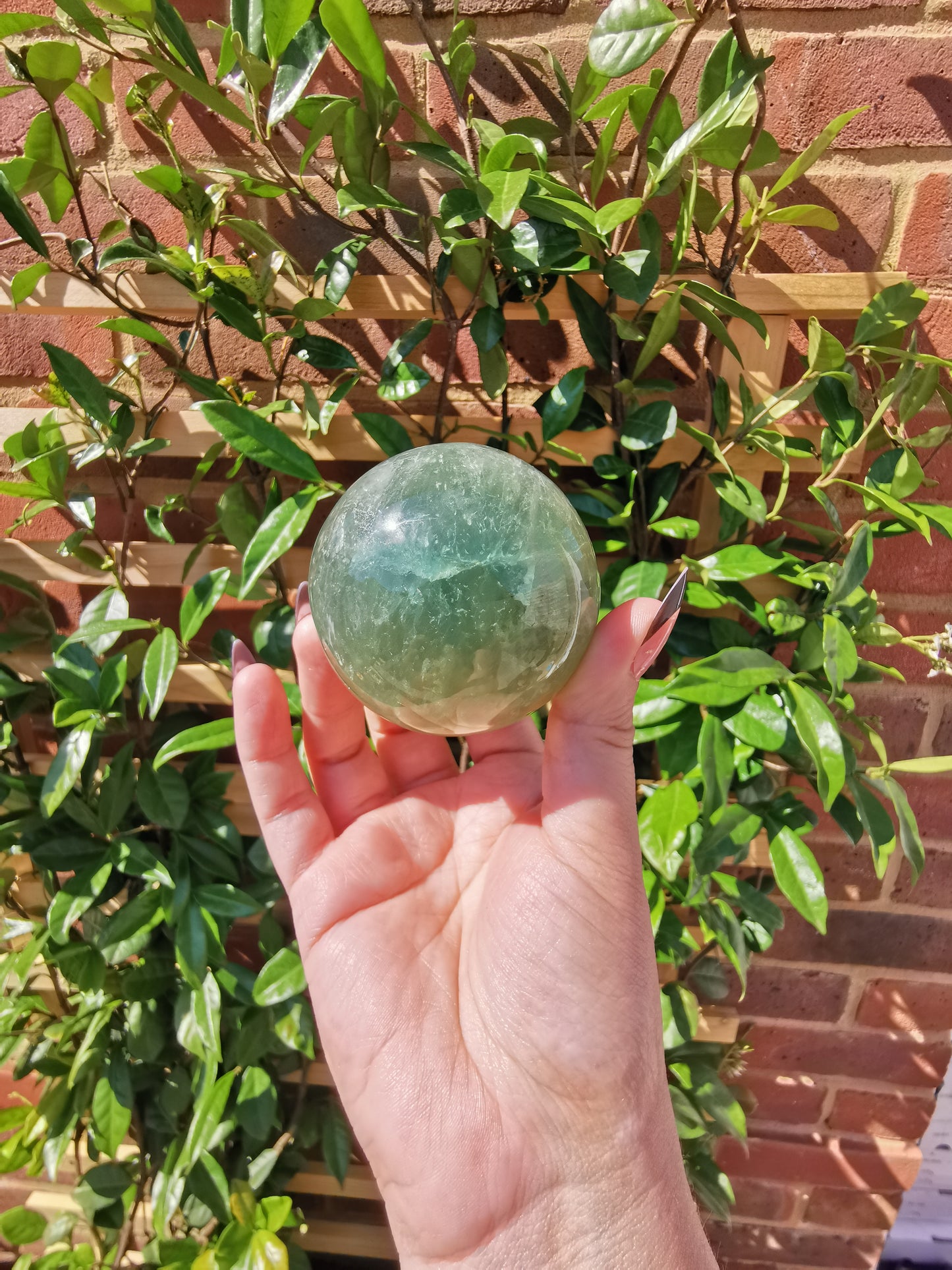 Green Flourite Spheres from Madagascar