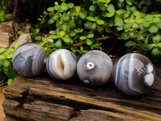 Banded Agate Spheres from Madagascar