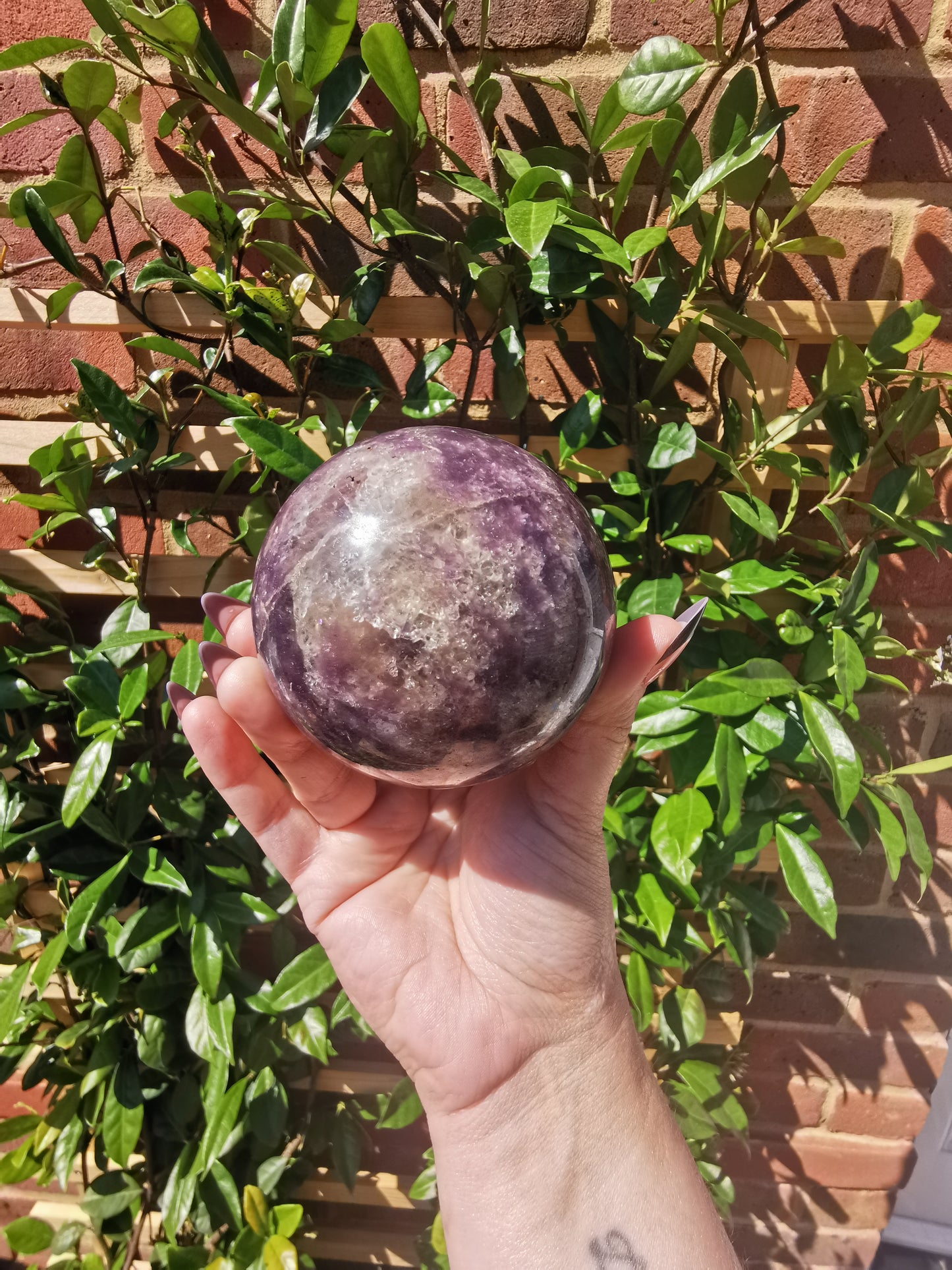 Lepidolite with Rubellite Spheres from Ambatondrazaka, Madagascar