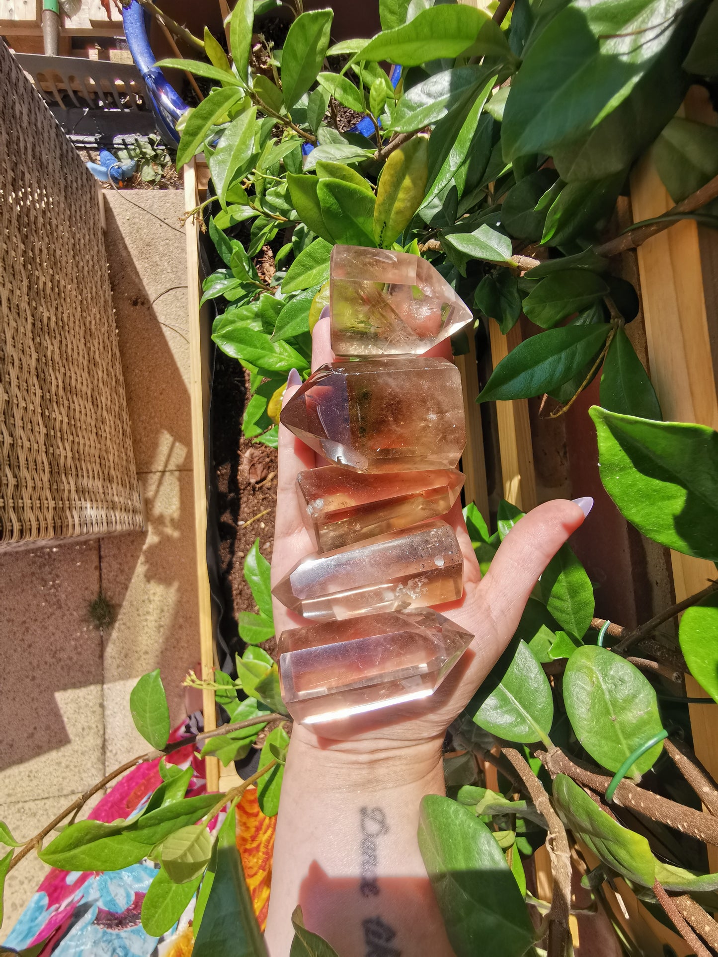 Smokey Quartz Points from Madagascar