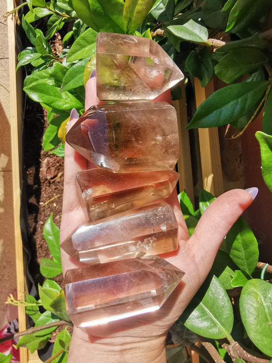 Smokey Quartz Points from Madagascar