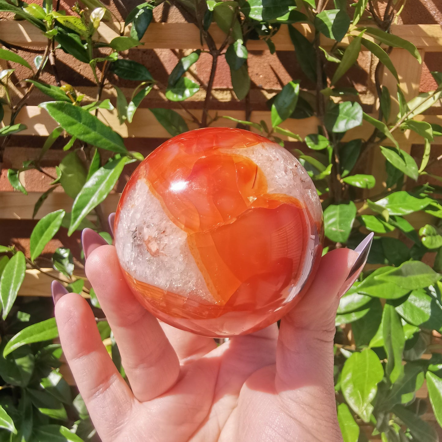 Carnelian Agate Spheres from Madagascar