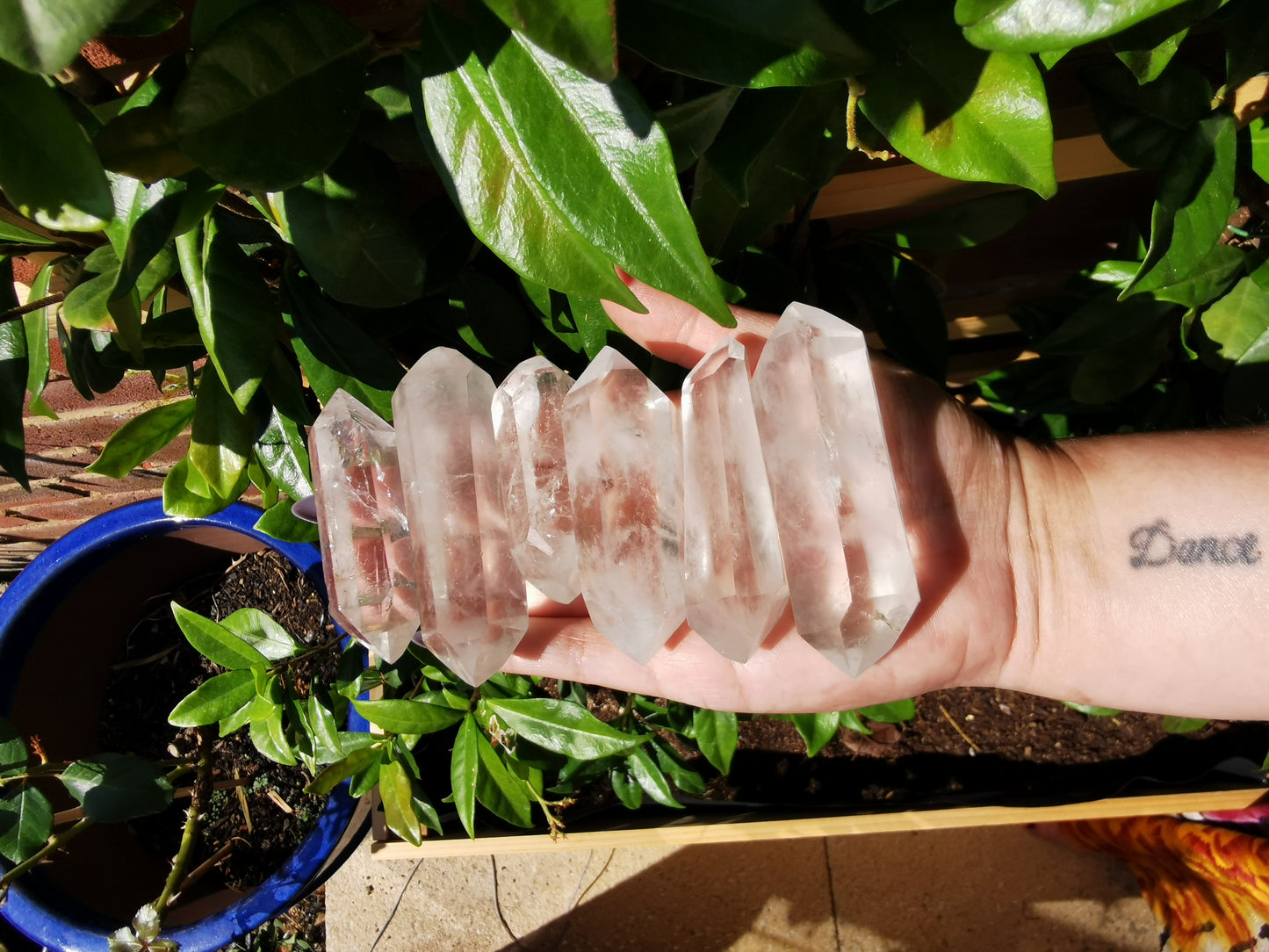 Double Terminated Clear Quartz from Madagascar