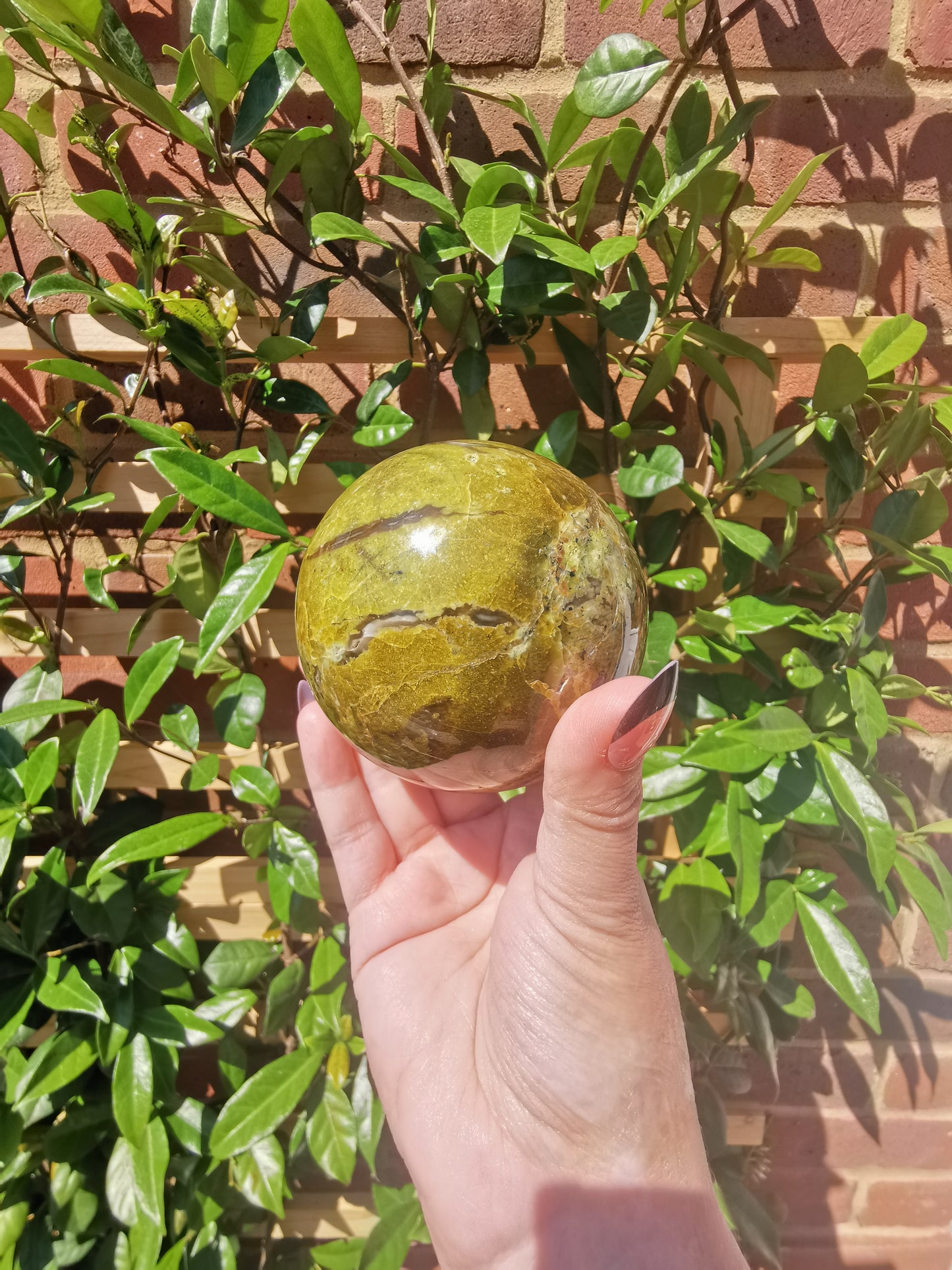 Green Opal Spheres from Madagascar