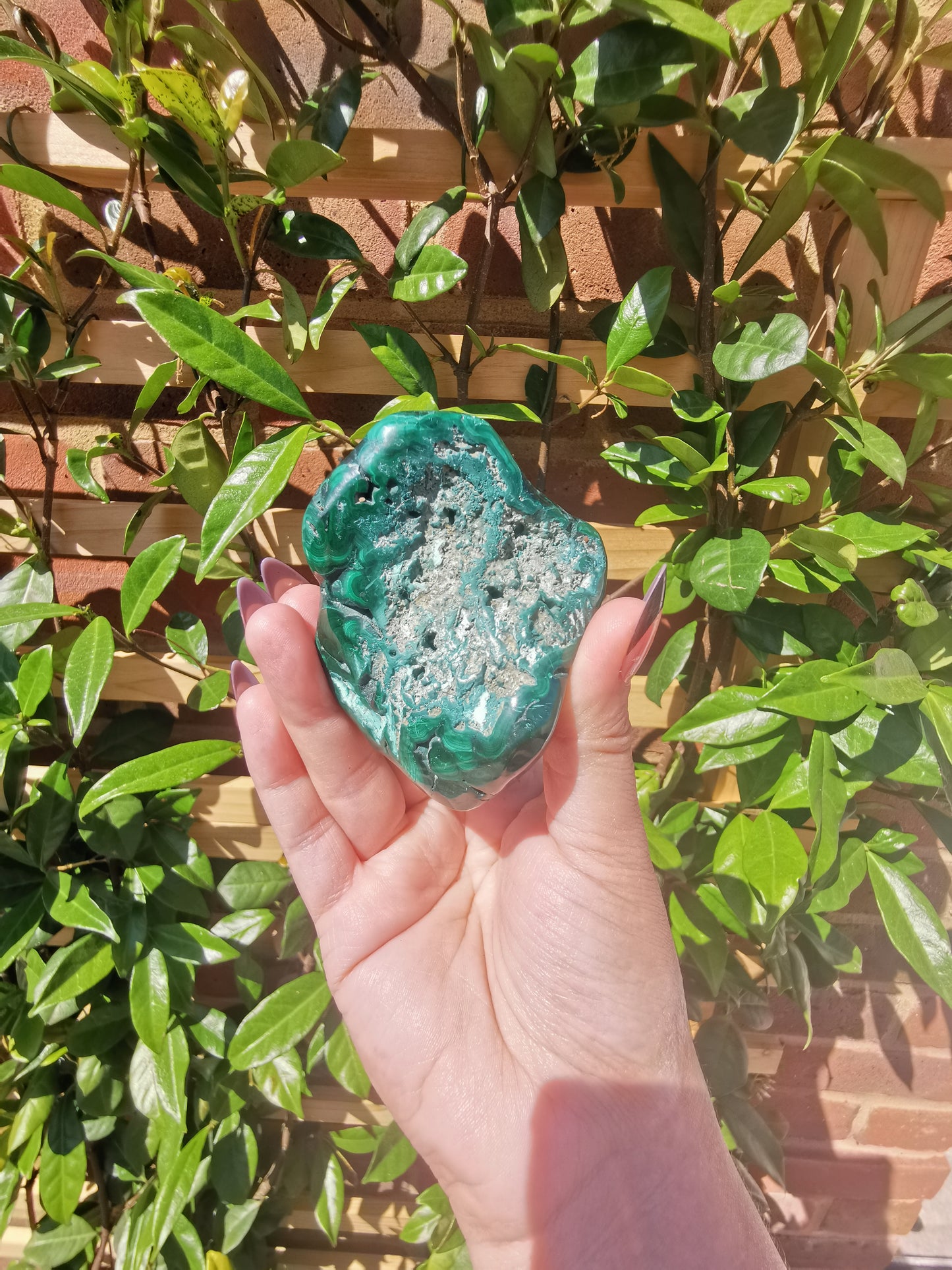 Malachite Free Forms from Congo