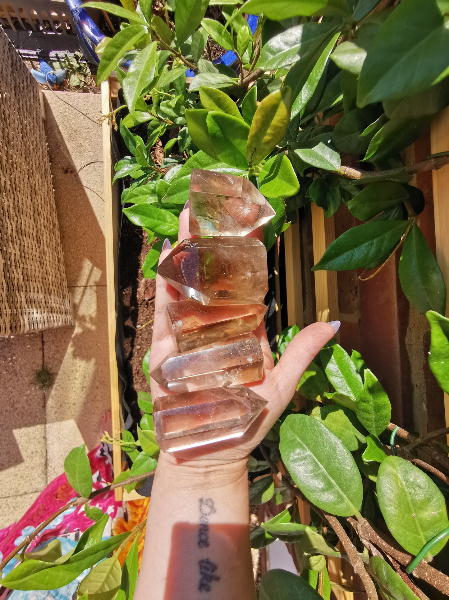 Smokey Quartz Points from Madagascar