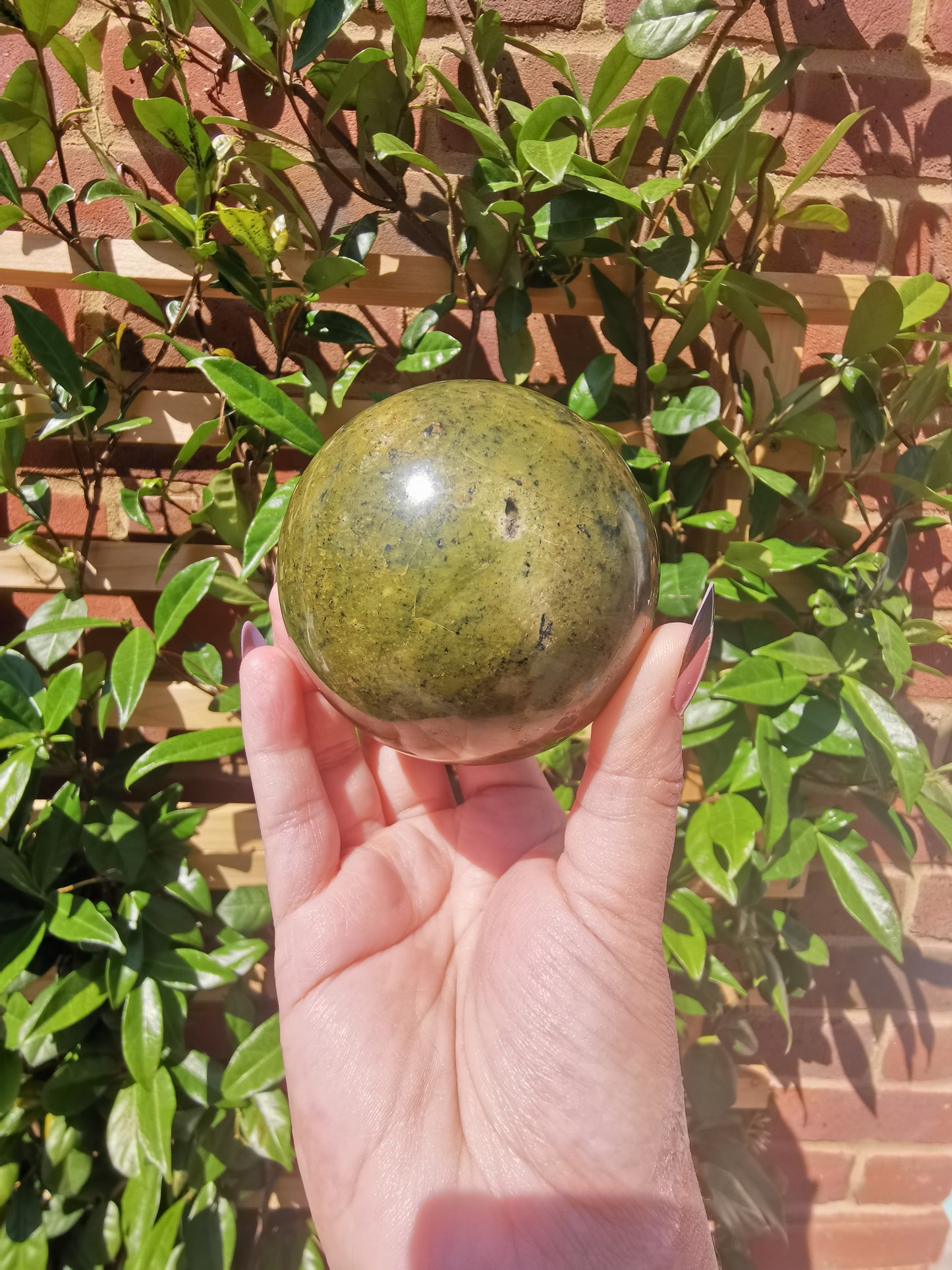 Green Opal Spheres from Madagascar