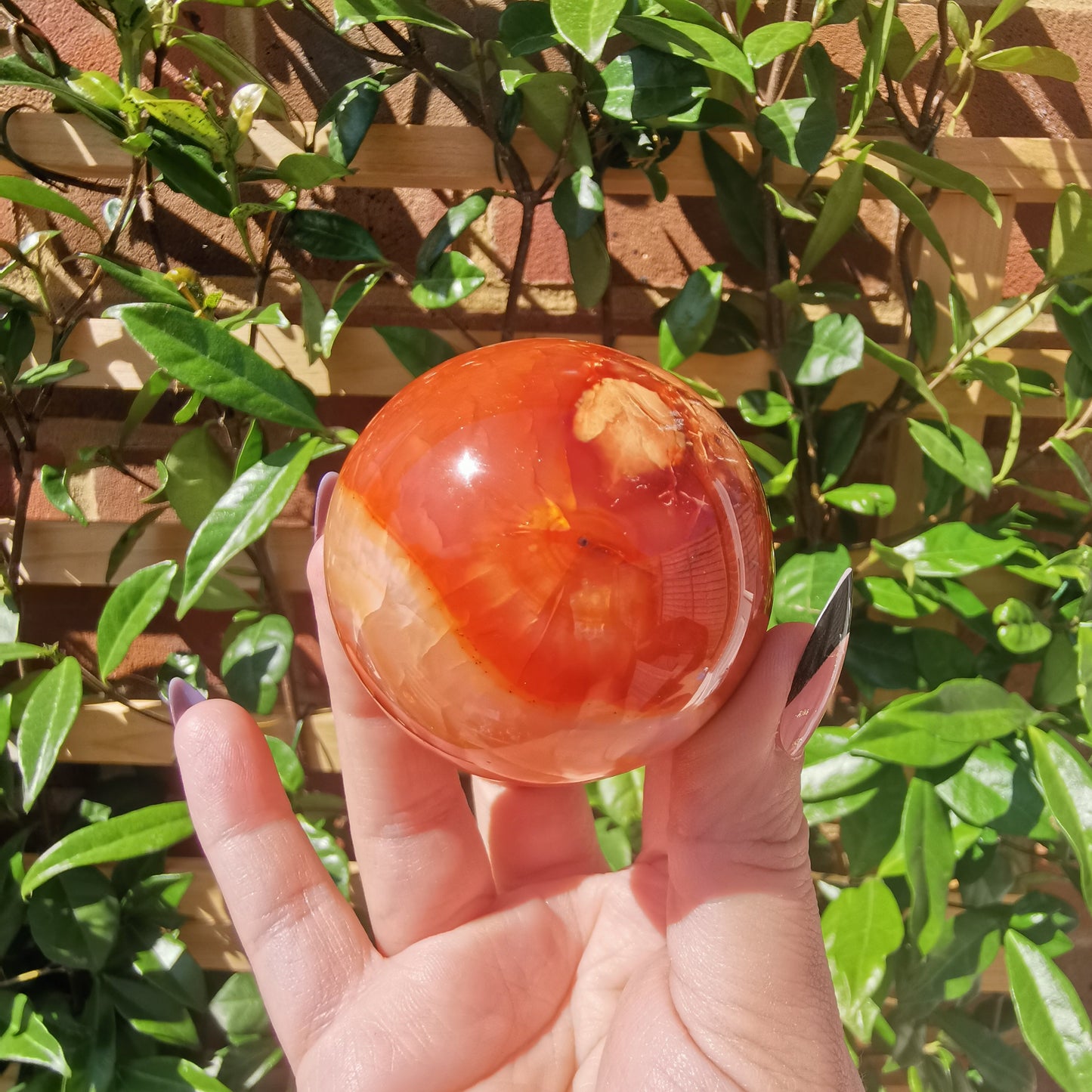 Carnelian Agate Spheres from Madagascar