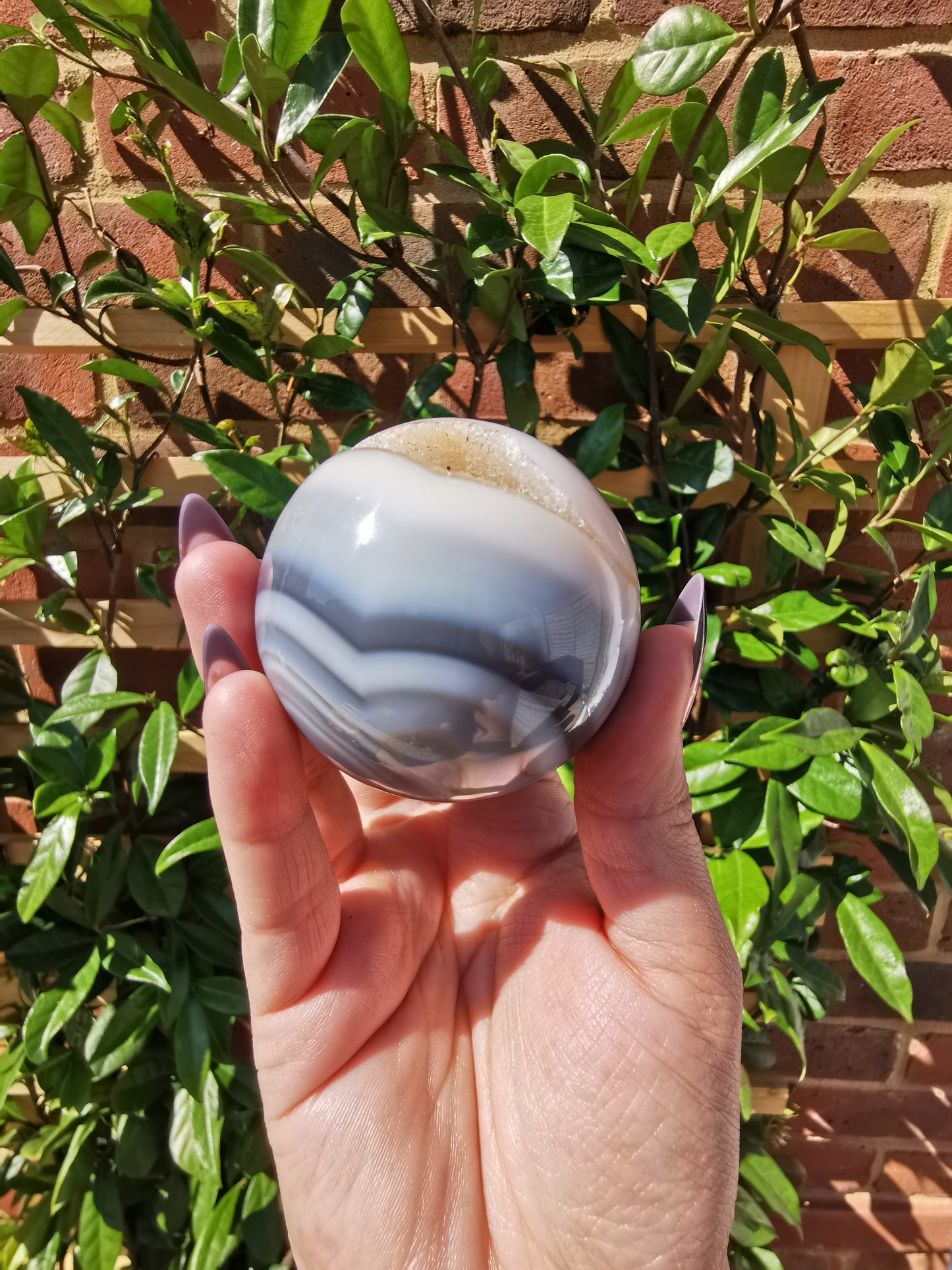 Banded Agate Spheres from Madagascar