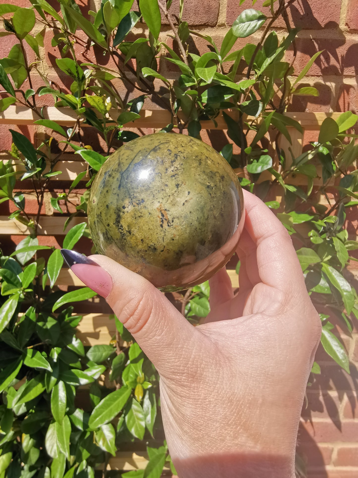 Green Opal Spheres from Madagascar